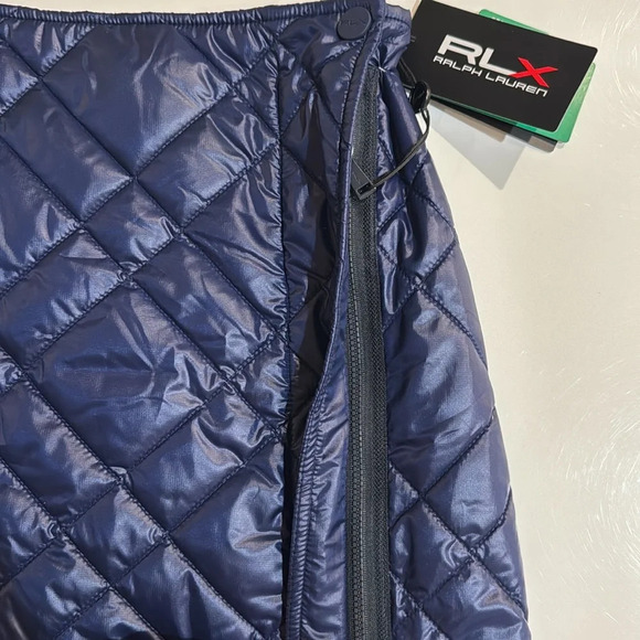 Ralph Lauren RXL Women’s Quilted Wrap Skirt. NWT. Size: Small. Color: Navy. - Picture 4 of 5